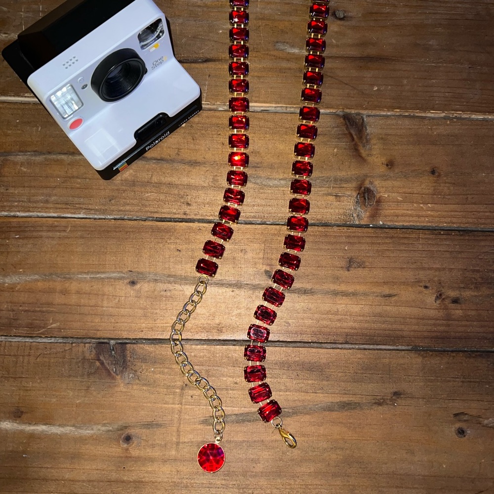 Jewel Embellished Chain Belt ❤️